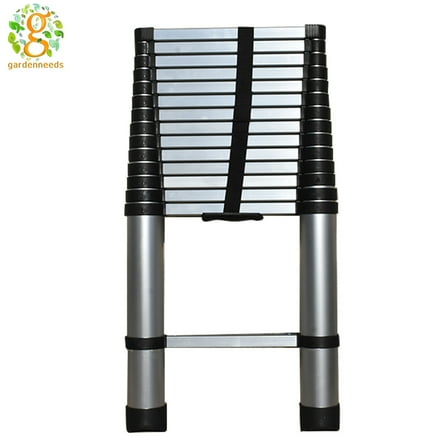 14.5 Feet Aluminum Extension Ladder Telescopic Step Ladder Flexible Expansion