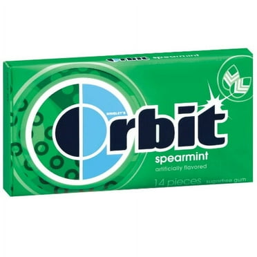 Wrigleys Orbit Spearmint, 14 sticks (Pack of 32)