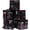 Black Love, variant on 5 Pack Red  Boxes with , Ribbons and Tissue Papers Square  Boxes - 7.1 Inch - Christmas Presents Wrapping, Valentine's Day Decoration Party Favor Boxes.