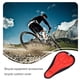 thumbnail image 4 of Sonducket Cubierta de sillín de bicicleta de montaña absorción de impacto asiento de montar soporte cojín Protector piezas al aire libre Ciclismo Rojo, 4 of 6