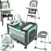 Ingenuity Ridgedale Collection Playard, Swing, and High Chair Value Set