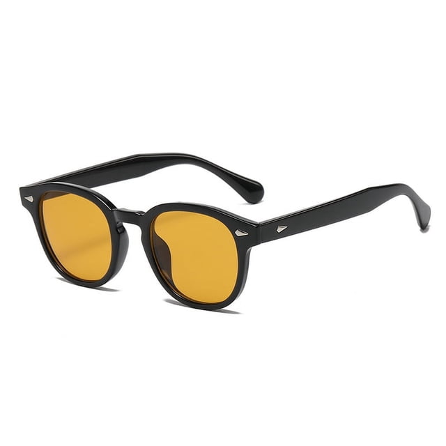 Gafas de sol redondas retro, gafas de miopía perladas, gafas antiazules, gafas de sol modernas y de moda.