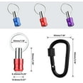 thumbnail image 3 of WORKPRO 1/4 inch Hex Shank Bit Holder, 3pcs Quick Release Drill Bit Holder Keychain for Impact Driver, Portable Screwdriver Bits Holder, Aluminum Alloy, Color Coded, 3 of 7