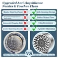 thumbnail image 4 of FEELSO Filtered Shower Head with Handheld, High Pressure 4 Spray Showerhead with Filters & Upgraded Anti-clog Nozzles for Hard Water, Chrome, 4 of 10