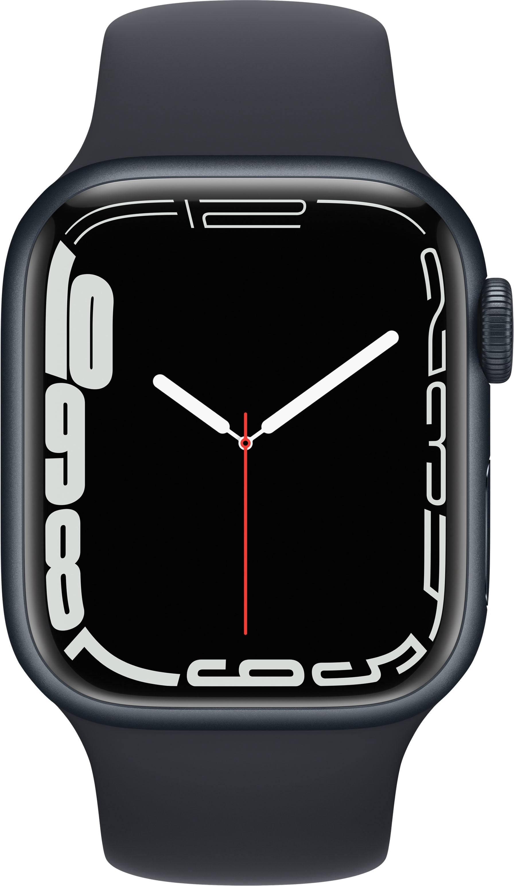 Refurbished Apple Watch Series 7 Aluminum 45 mm (GPS Only, No Cellular) Midnight Black (Grade B)
