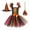 A-511Orange, variant on FEIFLY Toddler Kids Baby Girls Pageant Witch Halloween Party Tulle Dresses With Hats & Broom Fancy Dress Up Sets Birthday Child Clothes Sets