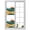 Green, variant on Cowboys on Horses Window Privacy Film, Watercolor Western Art Sunset Desert Frosted Glass Window Clings Static Cling UV Heat Blocking Reusable Door Sticker for Bathroom 19.6 x 39.3 Inch