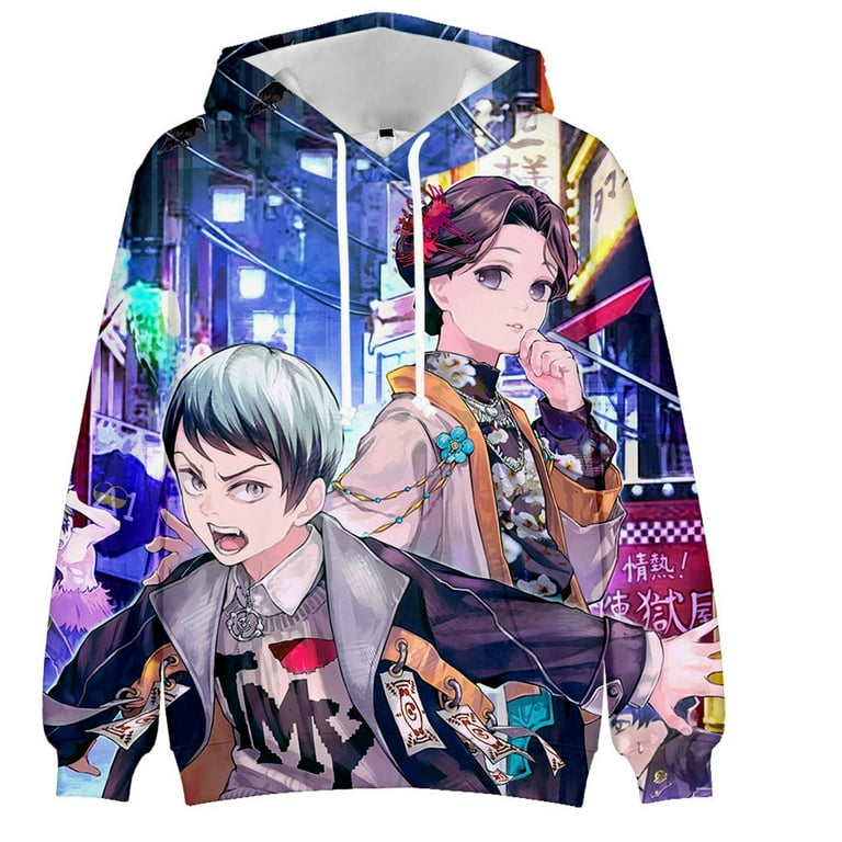 Kids Anime Demon Slayer 3d Anime Kids Hoodie Sweatshirt Graphic Pullover Casual Blouse Tops Size XXS 5XL