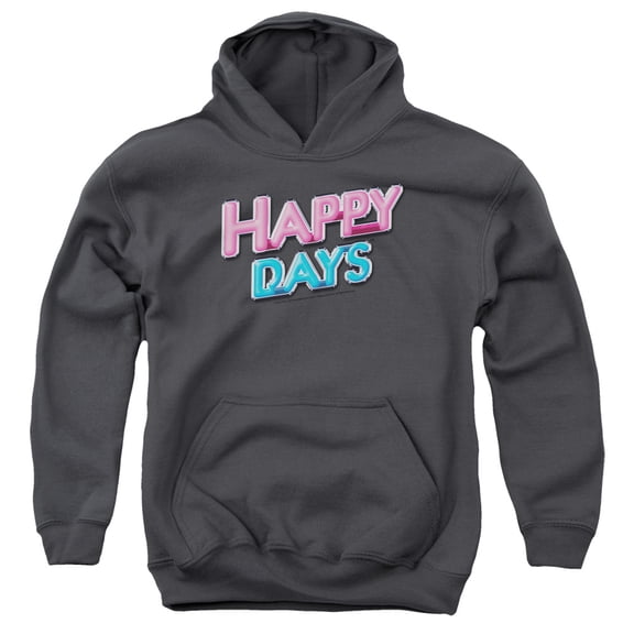 Happy Days - Happy Days Logo - Youth Hooded Sweatshirt - Large