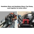 thumbnail image 2 of Motorcycle Handlebar Risers Adjustable Adapter Mount Replacement for Benelli TRK251 TRK502 502X 502 BJ500 752S, 2 of 8
