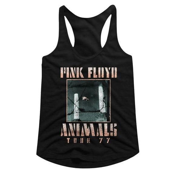 Pink Floyd Animals Tour '77 Women's Racerback Tank Top