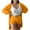 Orange, variant on HAPIMO Women's Cozy Knit Set 3-Piece Outfits Fuzzy Fleece Warm Hooded Cardigan Crop Top Shorts Set Warm Pajamas Loungewear Purple XXXL