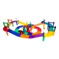 thumbnail image 4 of PicassoTiles PTR80 Race Track Building Blocks - 80 Piece, 4 of 9