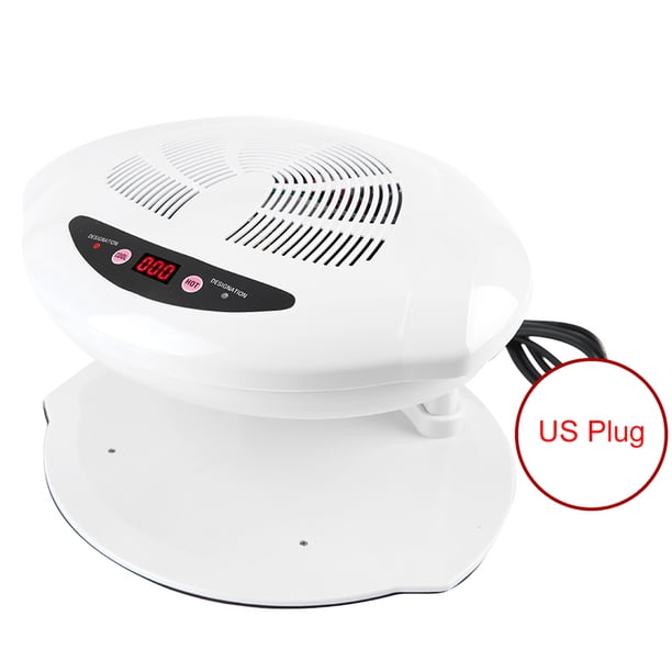 Secador de uñas de aire caliente y frío WarmCool, ventilador para secar esmalte de uñas, herramienta de manicura blanca