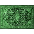 thumbnail image 1 of Ahgly Company Indoor Rectangle Persian Emerald Green Traditional Area Rugs, 5' x 7', 1 of 4