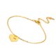 thumbnail image 2 of Sonducket con colgante de corazón hueco, pulseras encantadoras que combinan con todo, joyería femenina elegante y sencilla, Navidad y Halloween Accesorios de disfraces Dorado Sonducket AP014972-02, 2 of 6