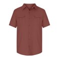 thumbnail image 7 of APEXFWDT Men's Fitted Linen Casual Shirts M-5XL,Big and Tall Short Sleeve Button Up Lightweight Beach Tops with Pocket Summer Vacation Hawaiian Shirts, 7 of 7