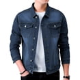 thumbnail image 1 of Chamarra De Mezclilla Para Hombre Shendy Vendy Con Bolsillos Denim, 1 of 4