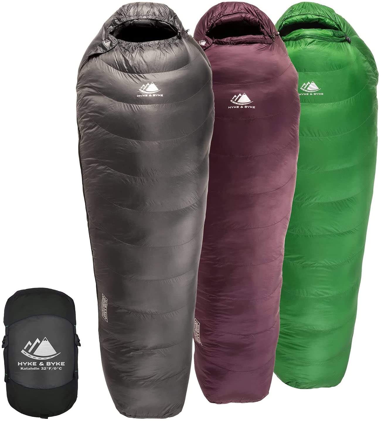 Hyke ＆ Byke Katahdin 32 F Hiking ＆ Backpacking Sleeping Bag 4 Season