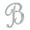 Silver-B, variant on Bling Jewelry Womens Large Statement ABC Pave Crystal Monogram Brooch Pin Silver or Gold Plated