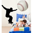thumbnail image 2 of Wallhogs Skateboard Silhouette II Cutout Wall Decal, 2 of 2
