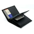 thumbnail image 3 of RFID Blocking Men's Genuine Leather ID Bifold 18+ Card Holder Center Flap Compact Wallet, 3 of 10