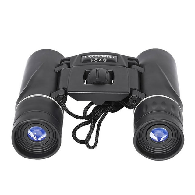 Easy Focus Compact Binoculars, Low Light Night Vision for Bird Watching, Hunting, 8X Magnification, Lightweight (Compact)