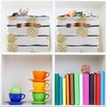 thumbnail image 7 of GZHJMY Collapsible Storage Basket Summer Gold Pineapple Rectangular Storage Bins Baskets Toys Storage Bins with Handles for Bedroom Home Office 2PCS, 7 of 7