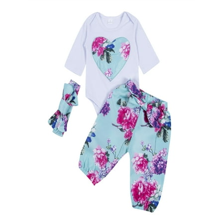 

Newborn Kid Baby Boys Girls Long Jumpsuit Romper Bodysuit Cotton Clothes Outfits