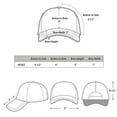 thumbnail image 6 of Plain Baseball Dad Cap Adjustable Size for Outdoor Activities Khaki, 6 of 6