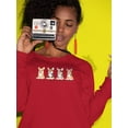 thumbnail image 2 of Corgi Puppies Banner Sweatshirt Women -Image by Shutterstock, Female 4X-Large, 2 of 4