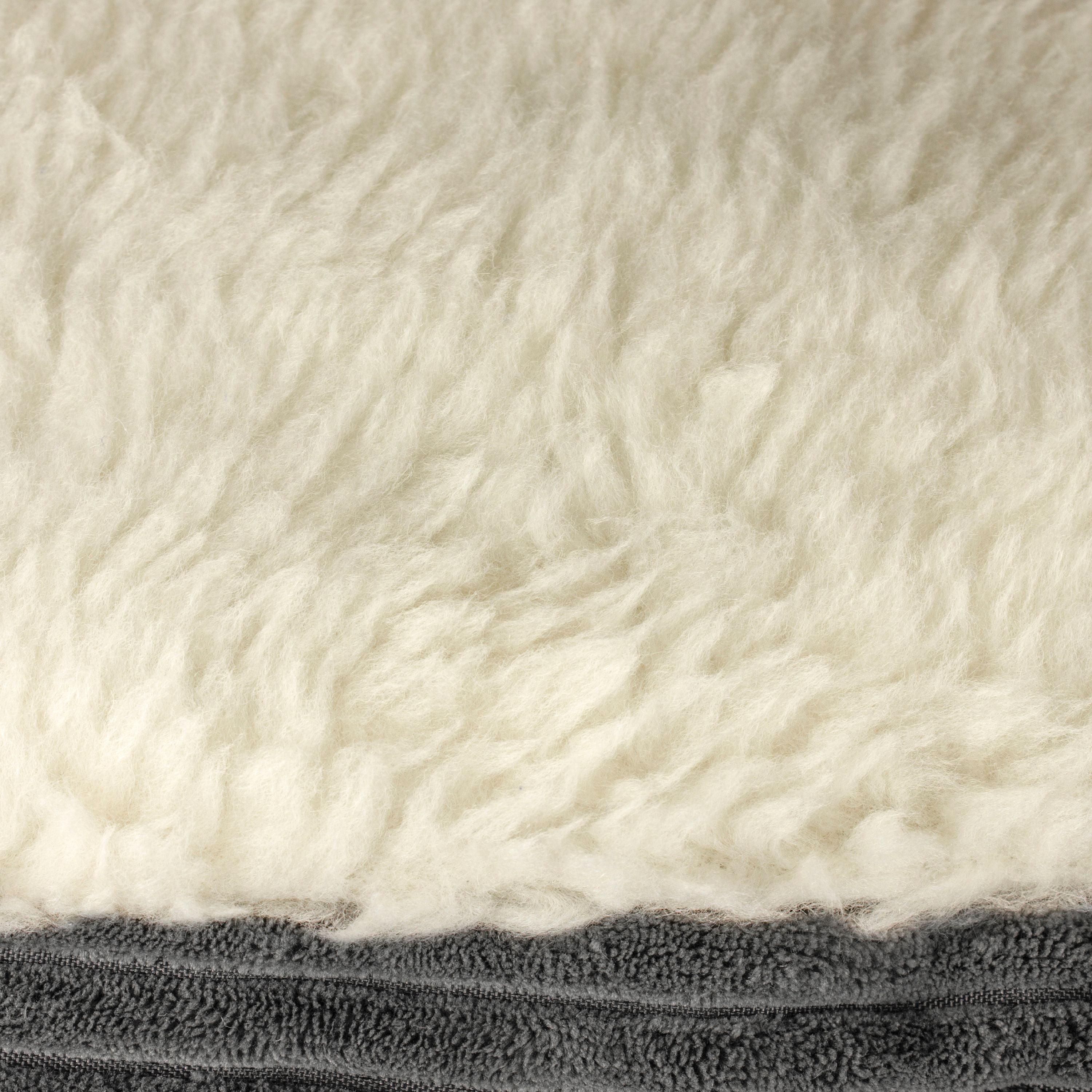 Precious Tails Plush Corduroy And Sherpa Lined Pet Cave Bed
