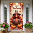 thumbnail image 3 of Decorative Turkey Happy Thanksgiving Banner Autumn Leaves Harvest Theme for Thanksgiving Celebration Fall Party Indoor Decor, 3 of 9