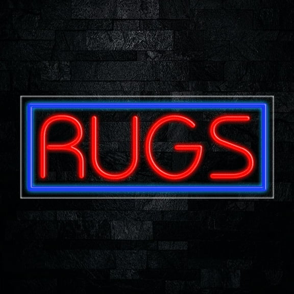 Rugs-LED Neon Sign 30"L x 12"H #30618