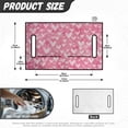 thumbnail image 7 of Whosucclay Heart Pattern Design Breathable Golf Cart Seat Cover, Elastic Anti-Slip Golf Cart Seat Protector for Yamaha Club Car EZGO, 52.36" x 32.28", 7 of 7
