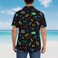 thumbnail image 4 of Balery Gamepads Camisas hawaianas de manga corta para hombre, camisas playeras de corte holgado, camisas de vacaciones con botones,XX-Large, 4 of 7