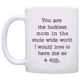 thumbnail image 2 of ThisWear Mugs for Mom You Are Luckiest Mom in World 11 ounce 2 Pack Coffee Mugs, 2 of 4