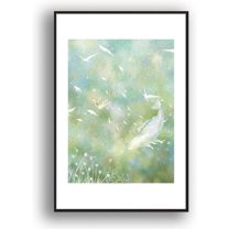 IDEA4WALL Framed Canvas Wall Art for Living Room, Bedroom Whale Canvas Prints for Modern Home Decoration Ready to Hang