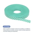 thumbnail image 3 of Uxcell Grosgrain Ribbons 25 Yards 3/8" Dull Green with White Dots Ribbon Bow, 3 of 5