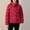 Red, variant on Winter Short Jackets for Women 2025 Trendy Chinese Vintage Frog Button Quilted Jackets Fitted Casual Solid Color Long Sleeve St and Collar Parkas