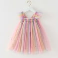 thumbnail image 4 of Toddler Girls Tutu Dress Fluffy Mesh Embroidery Holiday Party Easter Dresses Carnival Party Birthday Dress Dance Party Dresses Beach Vacation Clothes Outfit &W04Pink 12-18 Months, 4 of 5