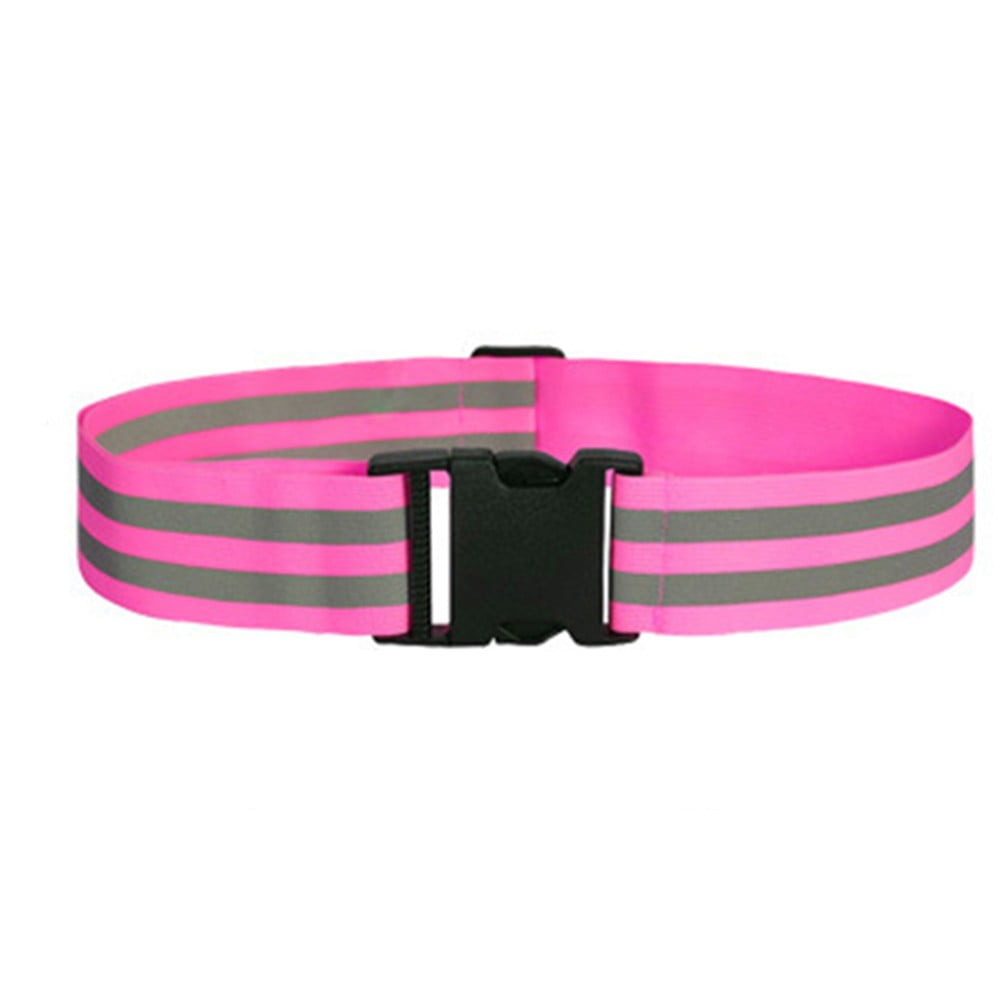Reflective Waist Belt Adjustable Safety Reflector Tape for Night