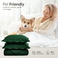 thumbnail image 5 of IR Imperial Rooms 3Pc-Embossed Bedspread Microfiber Floral Modern Quilt Set Lightweight King Emerald Green, 5 of 9