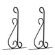 thumbnail image 3 of Soporte para plantas colgantes, 2 uds., comederos para pájaros de pared de hierro forjado, soporte para plantas muy versátil, 3 of 8