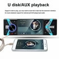 thumbnail image 2 of 1 Din car Radio Bluetooth Hands-Free ‌4'' HD Car Player ‌RMVB Compatible Dual Audio Output ‌Built-in FM Universal Direct Plug-In, 2 of 12