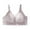 Purple, variant on Push up Bra Women's New Pattern Ribless Large Strap Jacquard Four Comfort Bra