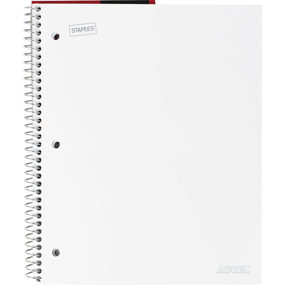 Staples Black Wide Ruled Composition Notebook 2 Pack 