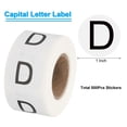 thumbnail image 2 of Etiquetas de Inventario de Letras Uxcell 1 pulgada Stickers de Letras Mayúsculas Autoadhesivas Etiquetas de Puntos Redondos 1 Rollo Total 500 Pcs, 2 of 6