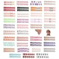 thumbnail image 3 of ruzhgo Length Coffin Fake Nail Scratch Resistant Press-on Fingernails Removable Trimble Nail Tip Adjustable Manicure Stickers Girls Type 1 Type 16, 3 of 6