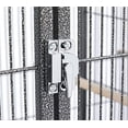 thumbnail image 7 of Combo Breeding Stacker Center Divided Breeder Bird Flight Double Rolling Cage with Side Breeding Nest Door (Black Vein, Single Stack Without Stand), 7 of 7